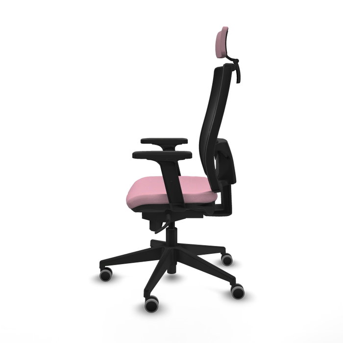 PIQUERAS Y CRESPO Silla de oficina Horna Rosa y Negro PIQUERAS Y CRESPO Silla de oficina Horna Rosa y Negro