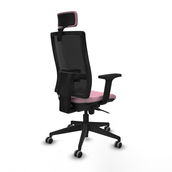 PIQUERAS Y CRESPO Silla de oficina Horna Rosa y Negro PIQUERAS Y CRESPO Silla de oficina Horna Rosa y Negro