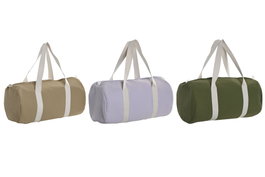 DKD Home Decor Bolso de Algodón y EVA para Viaje Surtido de 3 Unidades