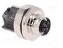 HARTING Conector M12 Hembra 8 Pines SMT PoE Cat 6a
