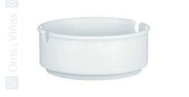 Villeroy & Boch Corpo Blanco Cenicero Redondo de Cerámica, 10 cm, Complemento de Vajilla (Set de 12)