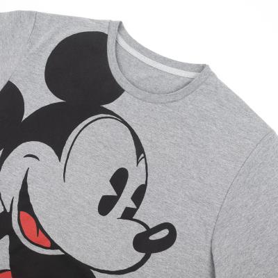 Camiseta Corta Single Jersey Punto Mickey Gris Oscuro XXL Camiseta Corta Single Jersey Punto Mickey Gris Oscuro XXL