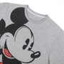 Camiseta Corta Single Jersey Punto Mickey Gris Oscuro XXL