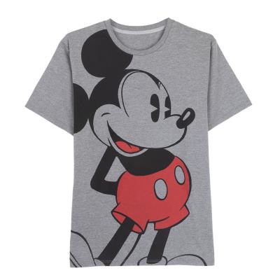 Camiseta Corta Single Jersey Punto Mickey Gris Oscuro XXL Camiseta Corta Single Jersey Punto Mickey Gris Oscuro XXL