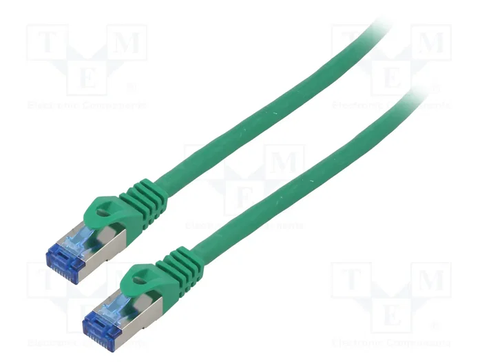 LANBERG Patch Cord Cat 6a S/FTP 1,5m Verde LANBERG Patch Cord Cat 6a S/FTP 1,5m Verde