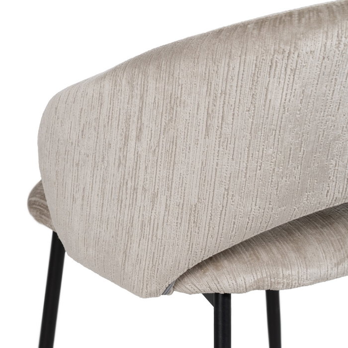 Silla Hielo Tejido-Metal Contract 58 X 60 X 80,50 cm (Set de 2)