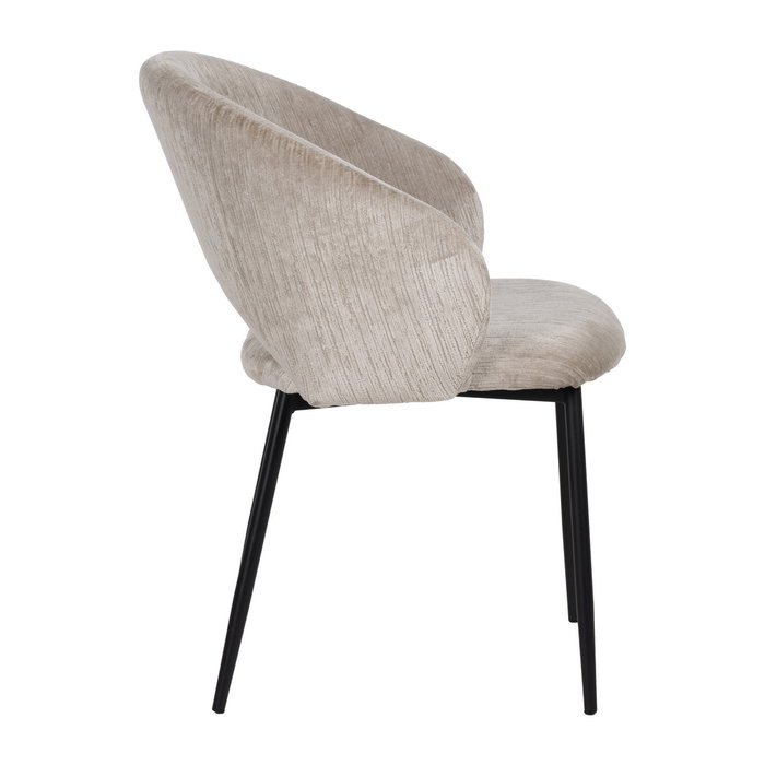 Silla Hielo Tejido-Metal Contract 58 X 60 X 80,50 cm (Set de 2)