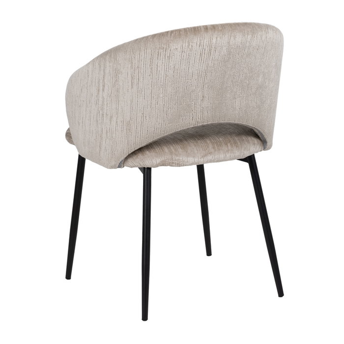 Silla Hielo Tejido-Metal Contract 58 X 60 X 80,50 cm (Set de 2)