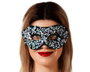 Antifaz negro con lentejuelas holográficas de colores