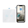 LogiLink SH0112 Interruptor Inteligente WiFi de 2 vías, Blanco