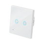 LogiLink SH0112 Interruptor Inteligente WiFi de 2 vías, Blanco