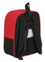 Mochila Escolar Sevilla Fútbol Club Negro Rojo 22 x 27 x 10 cm