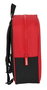 Mochila Escolar Sevilla Fútbol Club Negro Rojo 22 x 27 x 10 cm