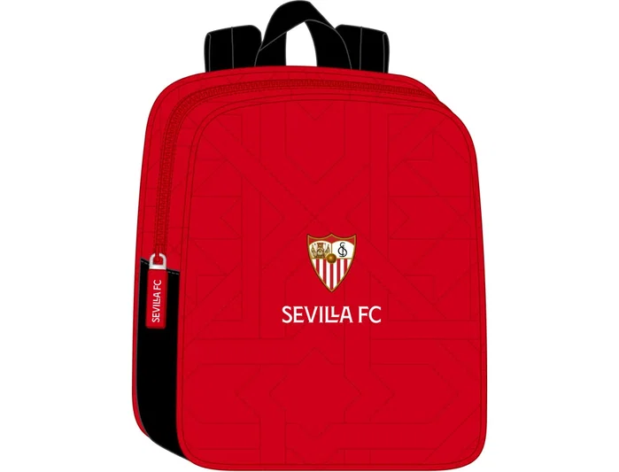 Safta Mochila de Guardería Adaptable al Carro Sevilla F.C. Roja y Negra Safta Mochila de Guardería Adaptable al Carro Sevilla F.C. Roja y Negra