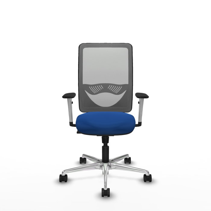 PIQUERAS Y CRESPO Silla de oficina Zulema con mecanismo Sincro, Azul y Gris PIQUERAS Y CRESPO Silla de oficina Zulema con mecanismo Sincro, Azul y Gris