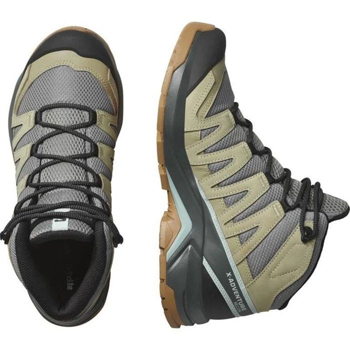 Zapatillas de Hombre para Caminar Salomon X-Adventure Recon Mid Oliva Gris oscuro XL