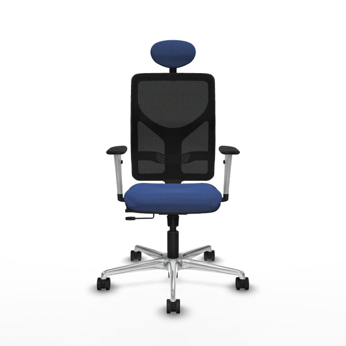 PIQUERAS Y CRESPO Silla de oficina Motilla Azul marino/Negro con mecanismo Sincro/Traslack PIQUERAS Y CRESPO Silla de oficina Motilla Azul marino/Negro con mecanismo Sincro/Traslack