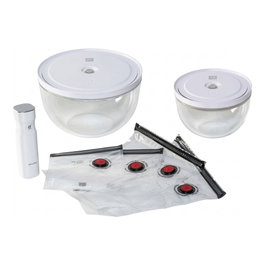 Zwilling Fresh & Save Bowl Vakuum Starter-Set 9-tlg. Glas