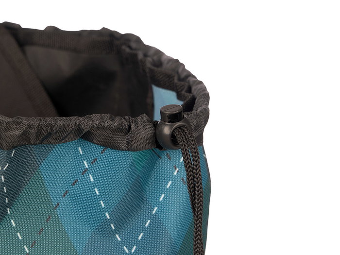 Kinvara Carro Compra 2 Ruedas Rombos Verde 88x8x35 cm (Set de 6)