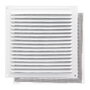 WOLFPACK LINEA PROFESIONAL Rejilla de Ventilación de Aluminio con Mosquitera 200 x 200 mm Blanco