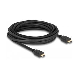 DeLOCK Cable HDMI 48 Gbps 8K 60Hz 5m Negro, 3D, HDR, ARC, Ethernet, Dolby Vision, 26 AWG, Chapado en Oro, 120 Hz, 4:4:4, Conectar y Usar