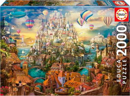 EDUCA BORRAS Puzzle 2000 Piezas Ciudad de los Sueños