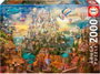 EDUCA Puzzle 2000 piezas Ciudad de los Sueños