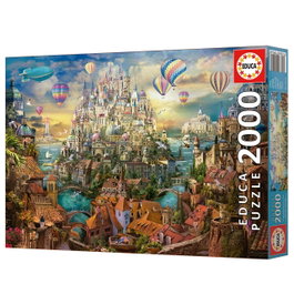 EDUCA Puzzle 2000 piezas Ciudad de los Sueños