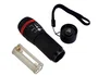 Q-connect Linterna KF18749 con Zoom de 1W y 3 Pilas AAA