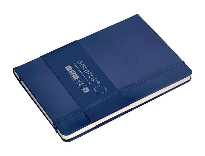Antartik Cuaderno Notes Tapa Dura A5 Hojas Lisas Azul Marino 100 Hojas 80gr Fsc