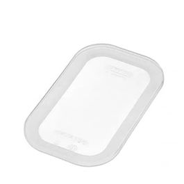 ARAVEN Tapa Silicona GN 1/4 - Tapa Hermética Transparente para Almacenaje y Transporte, Aptas para Cubetas y Barreños