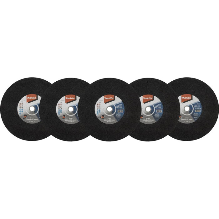 Makita Disco de Corte 355mm - Pack de 5 unidades Makita Disco de Corte 355mm - Pack de 5 unidades