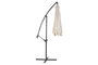 DKD Home Decor Parasol de Jardín y Terraza Marfil 350 x 250 x 300 cm Giratorio 360 UV 50+ Acero y Poliéster