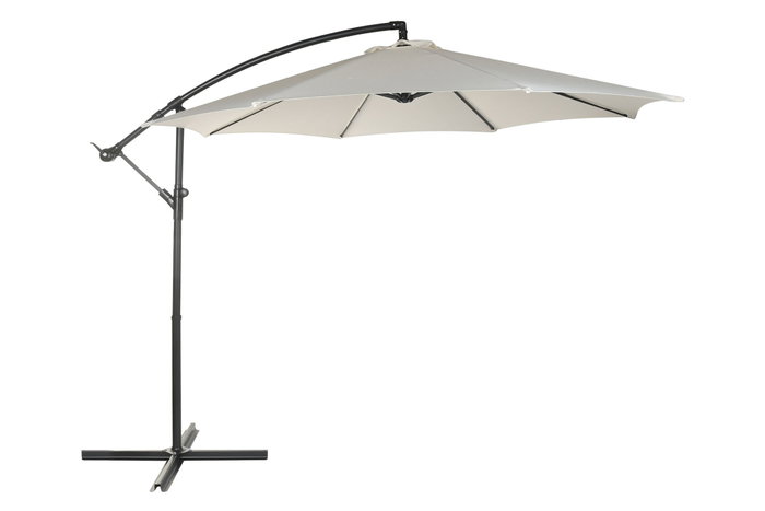 DKD Home Decor Parasol de Jardín y Terraza Marfil 350 x 250 x 300 cm Giratorio 360 UV 50+ Acero y Poliéster DKD Home Decor Parasol de Jardín y Terraza Marfil 350 x 250 x 300 cm Giratorio 360 UV 50+ Acero y Poliéster