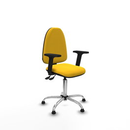 PIQUERAS Y CRESPO Silla de oficina Aýna Amarillo con Mecanismo Asincro