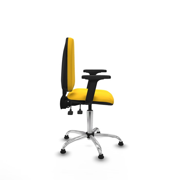 PIQUERAS Y CRESPO Silla de oficina Aýna Amarillo con Mecanismo Asincro