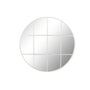 DKD Home Decor Espejo de Hierro Diseño Ventana Blanco 80x80 cm