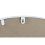 DKD Home Decor Espejo de Hierro Diseño Ventana Blanco 80x80 cm