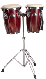 Jinbao Congas 8 + 9 Pulgadas Acabado Rojo