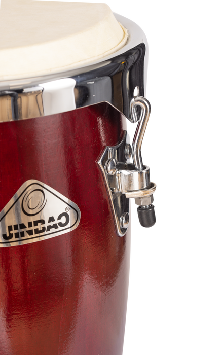 Jinbao Congas 8 + 9 Pulgadas Acabado Rojo