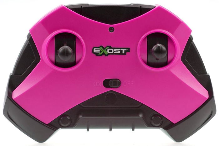 Bizak Exost 360 Cross Amazone - Coche Radiocontrol con Giro 360°, Carrocería Doble Cara y Luces LED, Verde/Negro