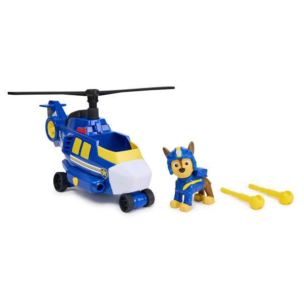 Spin Master PAW Patrol Air Rescue - Vehículo Aéreo de Juguete con Figura de más de 5 cm, Modelo Surtido para Niños a partir de 3 Años