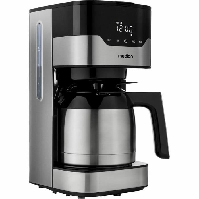Medion MD 18458 Cafetera de filtro programable con jarra isotérmica de 1,2 L Medion MD 18458 Cafetera de filtro programable con jarra isotérmica de 1,2 L