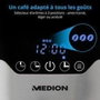 Medion MD 18458 Cafetera de filtro programable con jarra isotérmica de 1,2 L