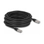 DeLOCK Cable de red RJ45 Cat.6A S/FTP PE Outdoor 10 m negro