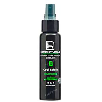 HOMO NATURALS Cool Splash Revitalizante + After-Shave 2 En 1 Spray 70 Ml