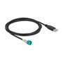 DeLOCK Cable HSD Z a USB 2.0 Tipo-A 2 m Negro