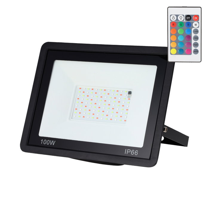 Proyector LED RGBW con Mando a Distancia 100W Proyector LED RGBW con Mando a Distancia 100W