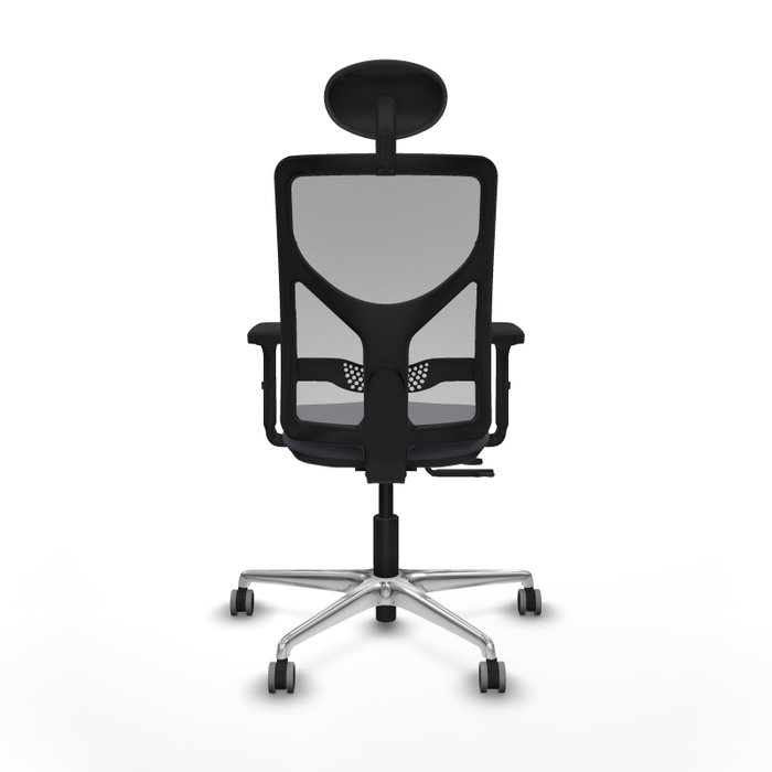 PIQUERAS Y CRESPO Silla de oficina Motilla con mecanismo Sincro/Traslack Gris