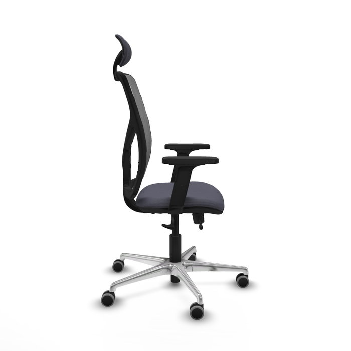 PIQUERAS Y CRESPO Silla de oficina Motilla con mecanismo Sincro/Traslack Gris